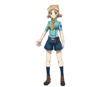 Hibiki in her S.O.N.G. uniform from AXZ
